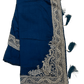 Petrol Blue - Classic Saree with Thread / Stone Work and Blouse Piece - UK stock - 24hr Dispatch - RS2506 VP - Prachy Creations
