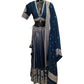Petrol Blue - Designer Ready Made Lehenga Set - Size 14 (40") UK Stock - 24h Dispatch - VMK180 CP 0425 - Prachy Creations