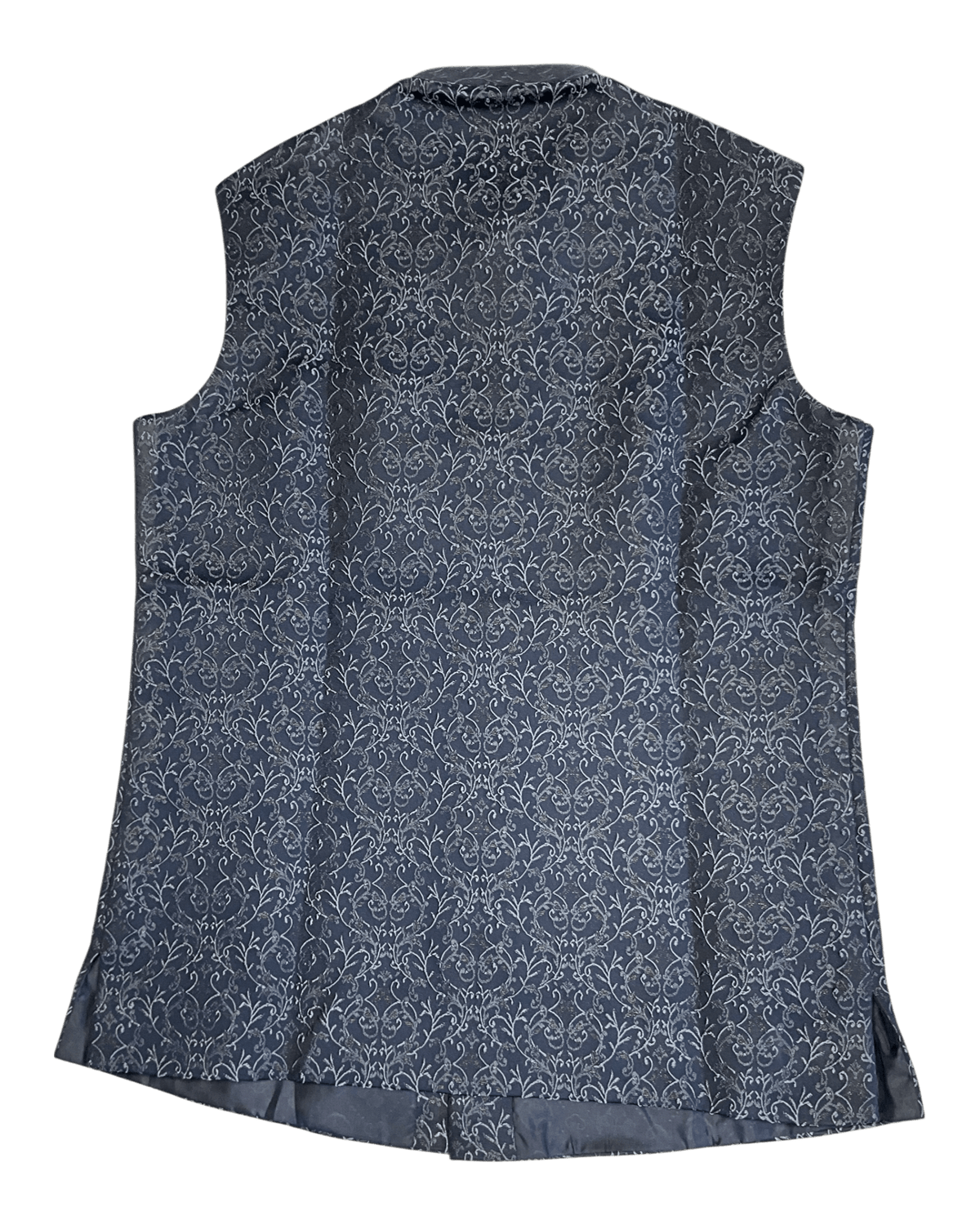 Petrol Blue - Premium Banarasi Handloom Brocade - Mens Indian Waistcoat - UK Stock - 24 hr Dispatch - VNS2604 03KP26 - Prachy Creations