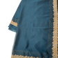 Petrol Blue - Saree with Thread / Stone Work and Blouse Piece - UK stock - 24hr Dispatch - SP2612 KR - Prachy Creations