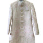 Pink - Classic Banarasi Brocade Sherwani with Gold Buttons - HHF2407 TC 0624 - Prachy Creations
