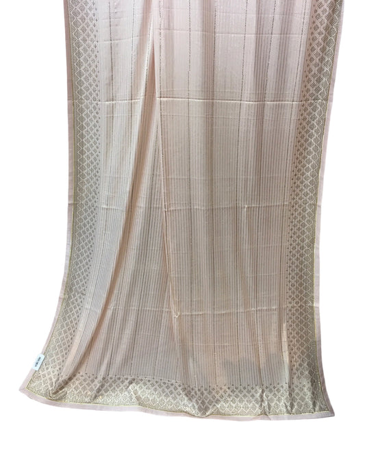 Pink - Fancy Saree with Blouse Piece - SP2302 TV 0523 - Prachy Creations