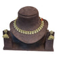 Pink - Medium Size Antique Gold Finish Necklace Set - AE2508 H 0525 - Prachy Creations