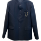 Prachy Creations - Dark Navy Blue - PREMIUM Slim Fit Mens Jute BandhGala / Prince / Chinese Collar Jacket - Fantastic Fit - CS2603 TH - Prachy Creations