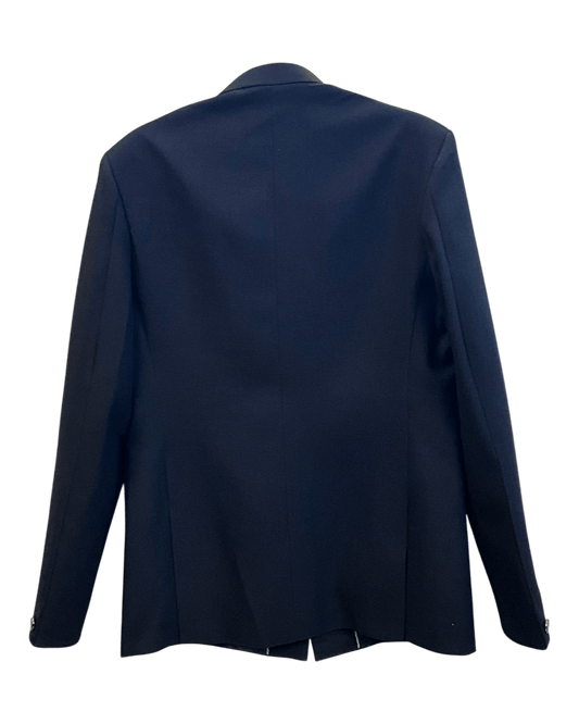 Prachy Creations - Dark Navy Blue - PREMIUM Slim Fit Mens Jute BandhGala / Prince / Chinese Collar Jacket - Fantastic Fit - CS2603 TH - Prachy Creations