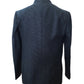 PREMIUM Slim Fit Mens Black BandhGala / Prince / Chinese Collar Open Jacket with inside Waistcoat- Fantastic Fit - CS2408 JC 0524 - Prachy Creations