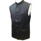 PREMIUM Slim Fit Mens Black BandhGala / Prince / Chinese Collar Open Jacket with inside Waistcoat- Fantastic Fit - CS2409 JA 0524 - Prachy Creations