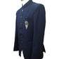 PREMIUM Slim Fit Mens Navy Blue BandhGala / Prince / Chinese Collar Jacket - Fantastic Fit - CS2406 TC 0524 - Prachy Creations