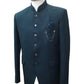 PREMIUM Slim Fit Mens Teal BandhGala / Prince / Chinese Collar Jacket - Fantastic Fit - CS2406 TC 0524 - Prachy Creations