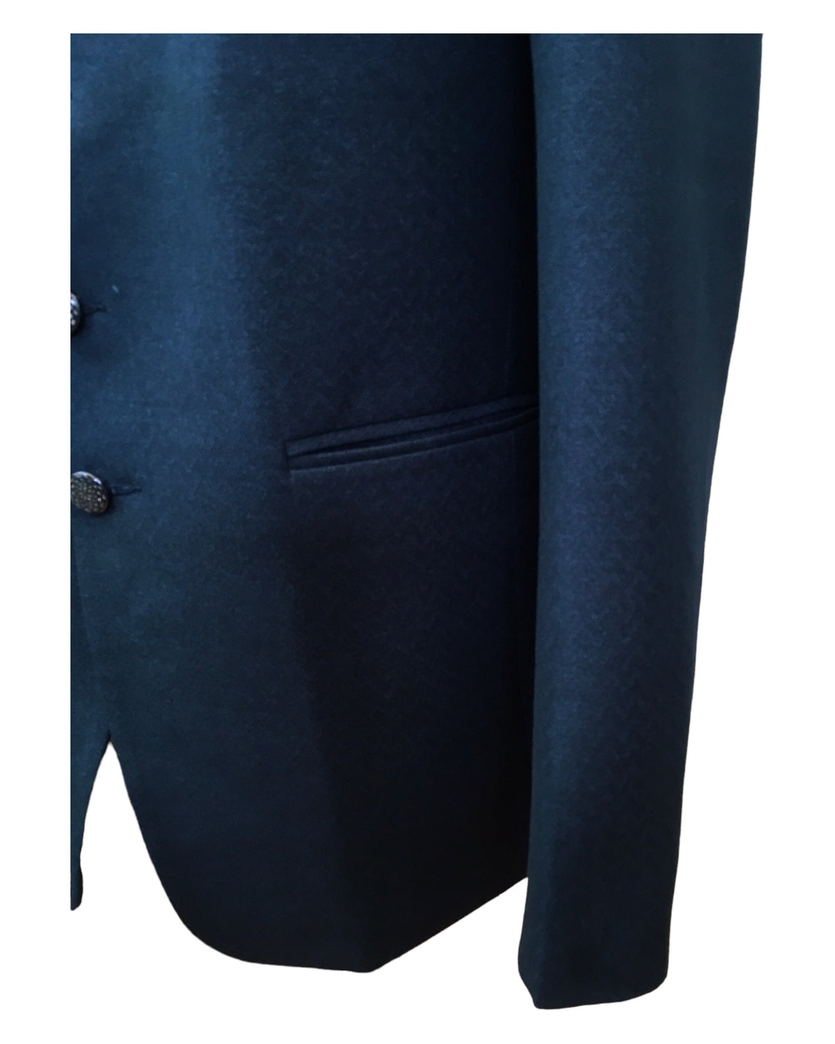 PREMIUM Slim Fit Mens Teal BandhGala / Prince / Chinese Collar Jacket - Fantastic Fit - CS2406 TC 0524 - Prachy Creations