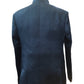 PREMIUM Slim Fit Mens Teal Self Brocade BandhGala / Prince / Chinese Collar Jacket - Fantastic Fit - CS2410 TA 0524 - Prachy Creations