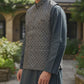 Dark Grey - Mens Indian Waistcoat & Kurta Set - UK Stock - 24 hr Dispatch - KCS4010 03VJ26
