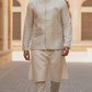 Champagne - Premium Self All Over Embroidered - Mens Indian Waistcoat - UK Stock - 24 hr Dispatch - KCS4787 03KR26