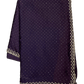 Purple - Rich Saree with Stone Work and Blouse Piece - UK stock - 24hr Dispatch - RS2514 VC - Prachy Creations