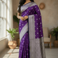 Purple - Traditional Handloom Banarasi Sari / Saree - with Blouse Piece - SN2405 11TP24 - Prachy Creations