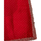 Red - Classic Satin Crepe Saree with Stone Work and Blouse Piece - UK stock - 24hr Dispatch - RS2533 VJ - Prachy Creations