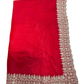 Red - Fancy Party Saree with Blouse Piece - UK stock - 24hr Dispatch - SP2604 KC - Prachy Creations