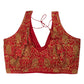 Red - Fully Embroidered Saree / Lehenga Blouse - With Cups - Margin to loosen - UK Stock - AF2505 KV 1224 - Prachy Creations