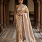 Rose Gold - Saree with Thread / Stone Embroidery and Blouse Piece - UK stock - 24hr Dispatch - SP2621 VC - Prachy Creations