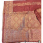 Rose Gold -Traditional Handloom Banarasi Sari / Saree - with Blouse Piece - SN2401 11VJ24 - Prachy Creations