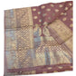 Rose Gold - Traditional Handloom Banarasi Sari / Saree - with Blouse Piece - SN2402 11TY24 - Prachy Creations