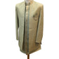 Sage Green - PREMIUM Mens Knee Length Jacket with Long Waistcoat - Fantastic Fit - KCS6101 02CY25 - Prachy Creations