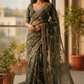 Sage Green - Rich Bridal Saree with Allover Embroidery and Blouse Piece - UK stock - 24hr Dispatch - RS2518 AJ - Prachy Creations