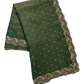 Sage Green - Rich Saree with Stone Work Border and Blouse Piece - UK stock - 24hr Dispatch - RS2532 TC - Prachy Creations