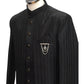 SALE ! Black - Stunning Double Layered Mens Sherwani - SHU2506 JC 0325 - Prachy Creations