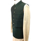 SALE! Bottle Green - Handloom Dupion Silk Mens Waistcoat - DL2304 KKp1023 - Prachy Creations