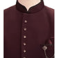SALE! Burgundy / Maroon - PREMIUM Slim Fit Mens BandhGala / Prince / Chinese Collar Jacket - Fantastic Fit - CS2512 09TY25 - Prachy Creations