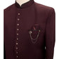 SALE! Burgundy / Maroon - PREMIUM Slim Fit Mens BandhGala / Prince / Chinese Collar Jacket - Fantastic Fit - CS2512 09TY25 - Prachy Creations