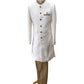 SALE ! Off White / Cream - Raw Silky Sherwani with Hand Embroidery - YD2304 RV 0523 - Prachy Creations