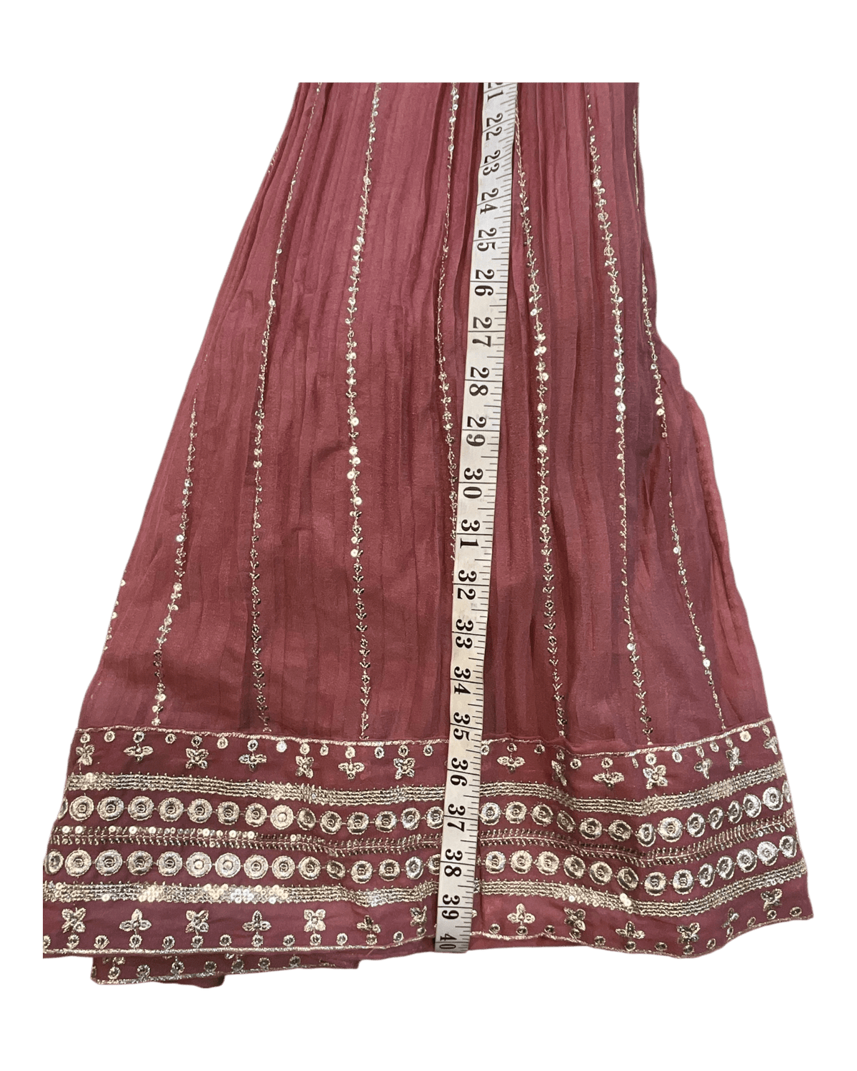 SALE! SALE! Size 12 - Dusty Pink - Ready Made Lehnga Set - Haldi / Mehndi / Weddings - UK Stock - 24h Dispatch - PC2604 VT - Prachy Creations