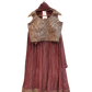 SALE! SALE! Size 12 - Dusty Pink - Ready Made Lehnga Set - Haldi / Mehndi / Weddings - UK Stock - 24h Dispatch - PC2604 VT - Prachy Creations