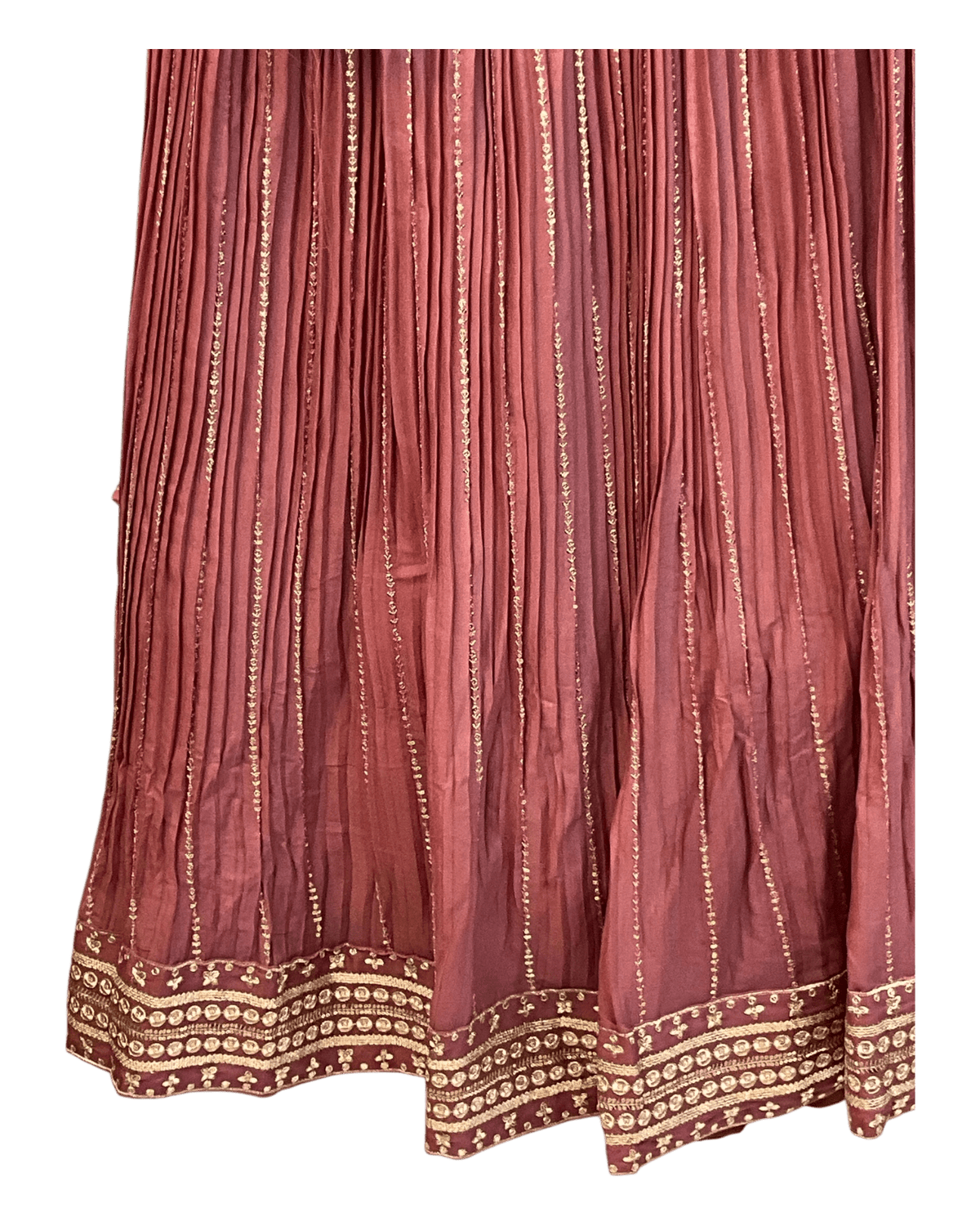 SALE! SALE! Size 12 - Dusty Pink - Ready Made Lehnga Set - Haldi / Mehndi / Weddings - UK Stock - 24h Dispatch - PC2604 VT - Prachy Creations