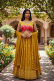 SALE! SALE! Yellow Ready Made Lehnga Set - Haldi / Mehndi / Weddings - UK Stock - 24h Dispatch - PC2601 XX - Prachy Creations