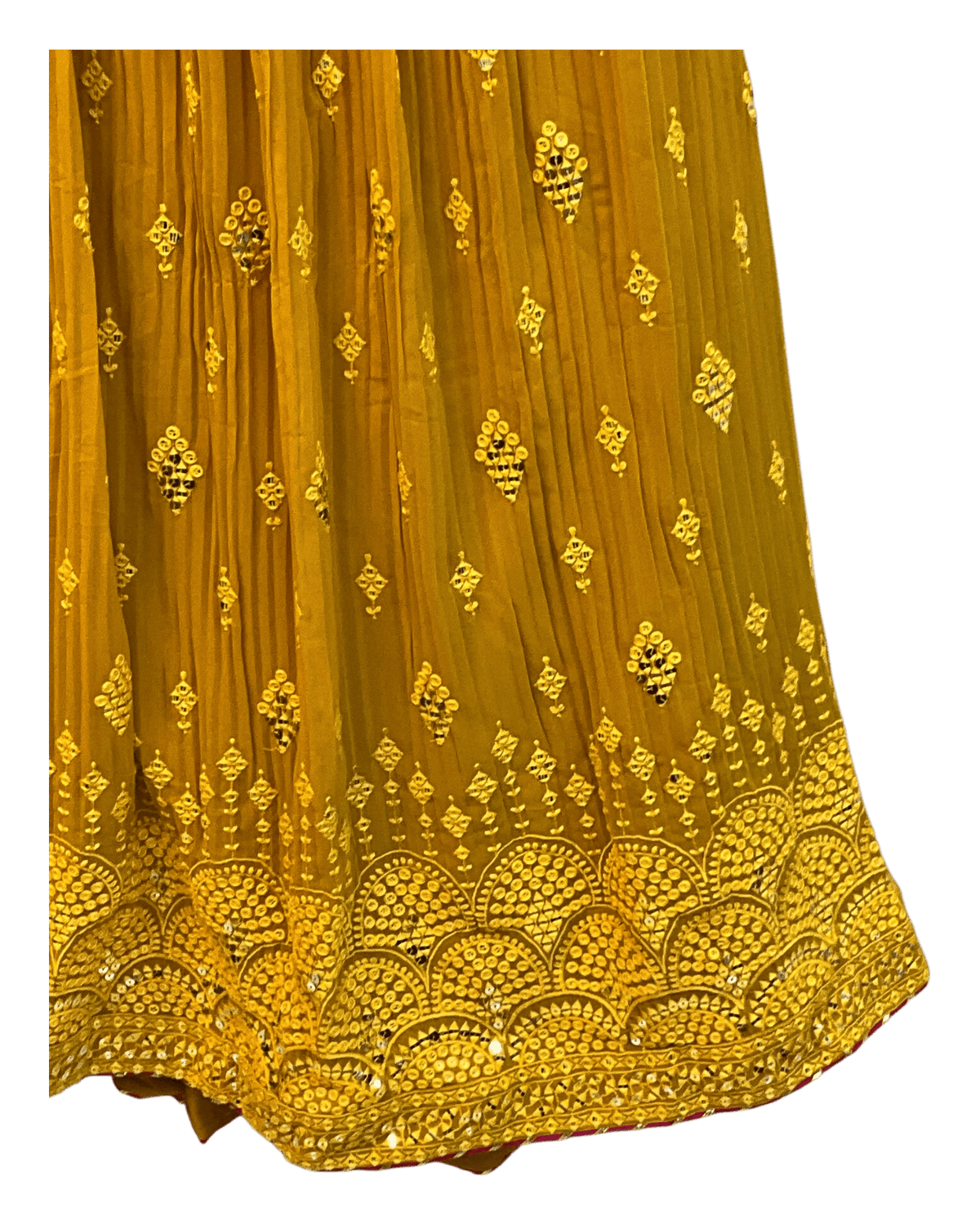 SALE! SALE! Yellow Ready Made Lehnga Set - Haldi / Mehndi / Weddings - UK Stock - 24h Dispatch - PC2601 XX - Prachy Creations