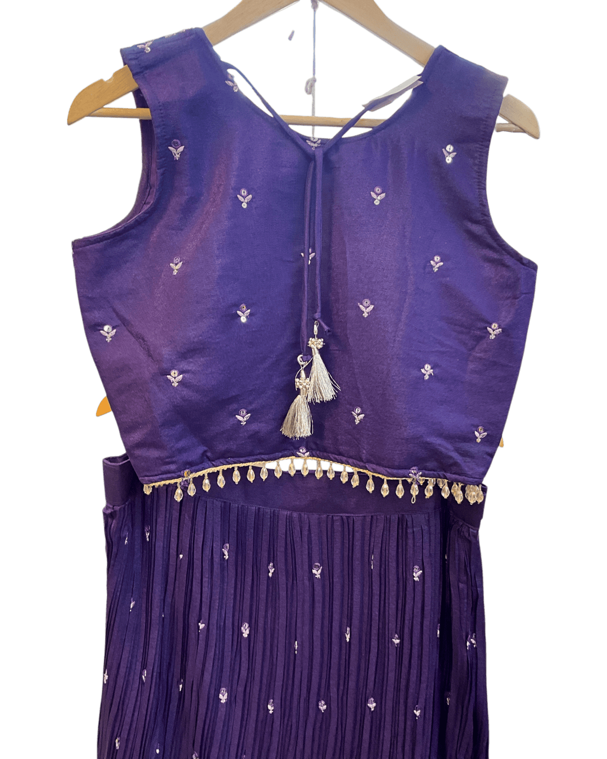 SALE ! Size UK 12 (38") Purple - Lehenga Set - Mehndi / Sangeet / Bridesmaids / Weddings / Garba - UK Stock - 24h Dispatch - PC2609 07xyz26 - Prachy Creations