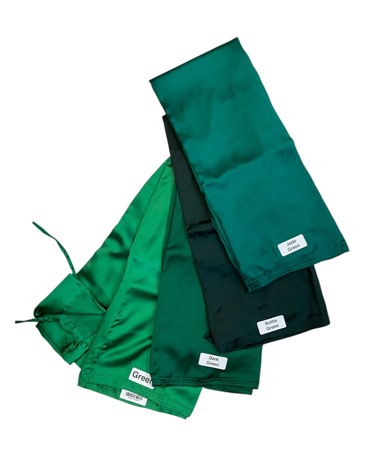 Green Dark Green Bottle Green Jade Satin Saree Petticoats