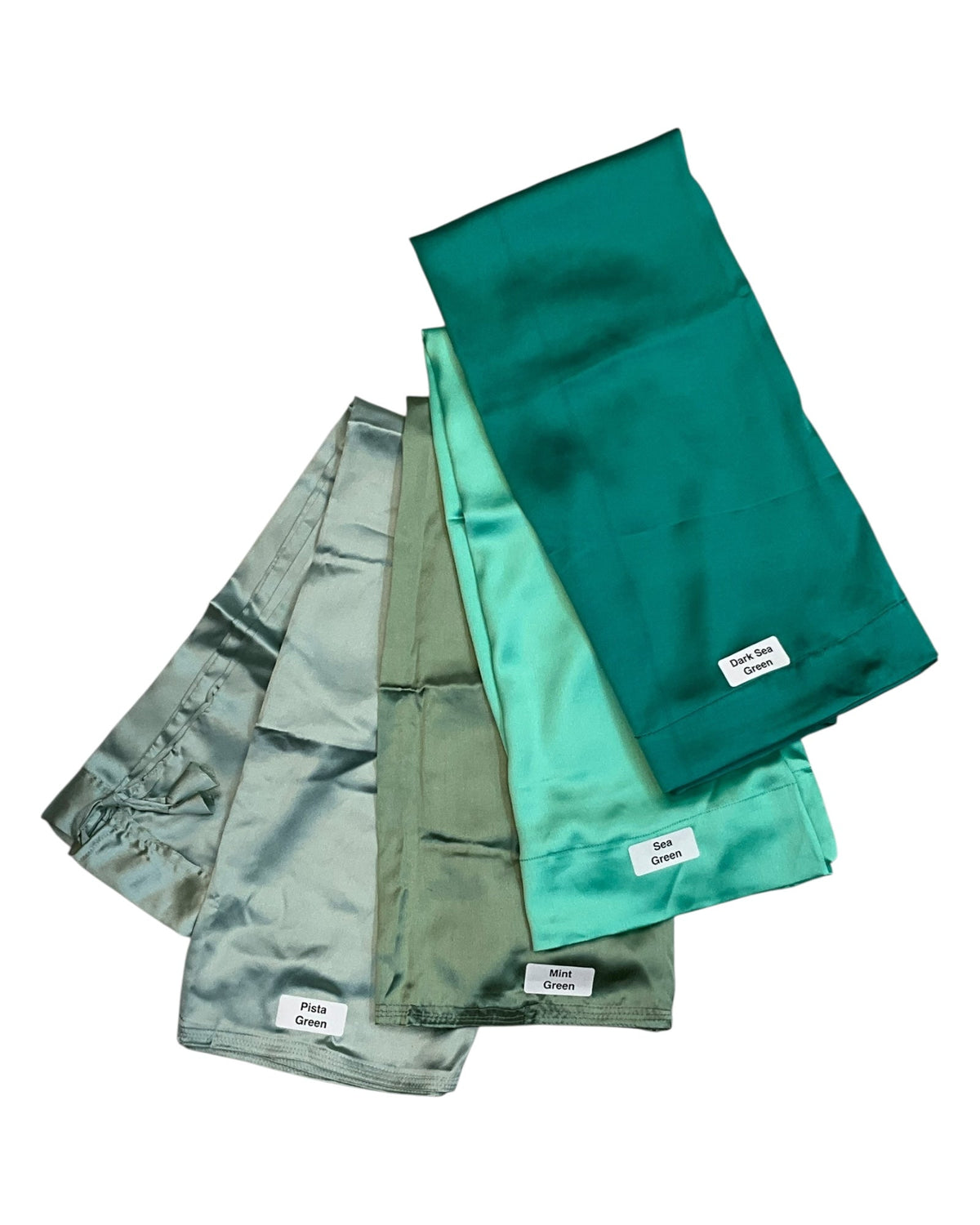 Pista Mint Sea Dark Sea Green Satin Saree Petticoats