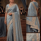 Sea Green - Saree with Thread / Stone Work and Blouse Piece - UK stock - 24hr Dispatch - SP2613 VY - Prachy Creations