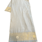 Silver Grey - Traditional Handloom Saree with Blouse Piece - UK stock - 24hr Dispatch - SP2630 KP - Prachy Creations