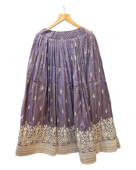 Size 12 / 38" Bust - Lilac Purple - Ready Made Lehenga Set - UK Stock - 24h Dispatch - KTC241009 PY - Prachy Creations