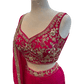 Size 12 (38") - Fuchsia Pink / Magenta - Designer Ladies Short Top Saree Suit - VMK Bhumi PY - Prachy Creations