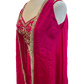 Size 12 (38") - Fuchsia Pink / Magenta - Designer Ladies Short Top Saree Suit - VMK Bhumi PY - Prachy Creations