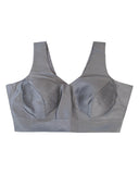 Size 38" / UK 12 - Light Grey / Silver - Silky Saree blouse with cups, Sleeveless - UK Stock - Quick Delivery - RNK - R722A-KY - Prachy Creations