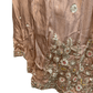 Size UK 10 (36" Bust) Adjustable to Size 12 - Pastel Coral Pink / Peach - Silky Lehenga Set - Mehndi / Sangeet / Bridesmaids / Weddings / Garba - UK Stock - 24h Dispatch - KM557 07TP26 - Prachy Creations