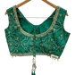 Size UK 12 (38" Bust) Adjustable to Size 14 - Green - Rajasthani Print Silky Lehenga Set - Mehndi / Sangeet / Bridesmaids / Weddings / Garba - UK Stock - 24h Dispatch - OC72021 05PH26 - Prachy Creations
