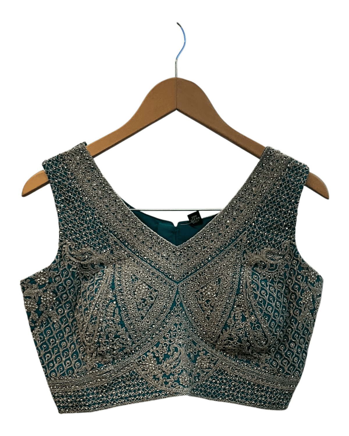 Size UK 12 (38" Bust) Adjustable to Size 14 - Turquoise - Silky Lehenga Set - Mehndi / Sangeet / Bridesmaids / Weddings / Garba - UK Stock - 24h Dispatch - JF3349 05PA26 - Prachy Creations